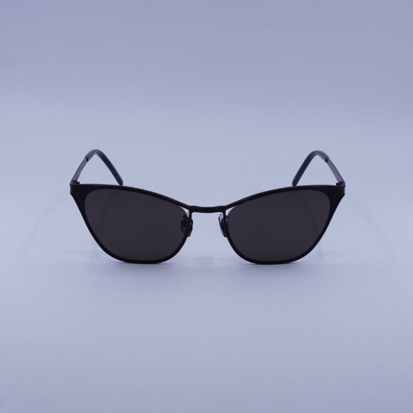 Saint Laurent SL409 002 Sunglasses Black Cat Eye Frame, Black Lenses - Picture 3 of 9
